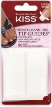 Kiss French manicure tip guides 80 guides BK132