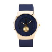 Quartz Horloge (35mm) - Blauw & Goud