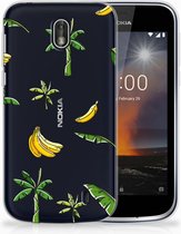 Nokia 1 TPU Hoesje Design Banana Tree
