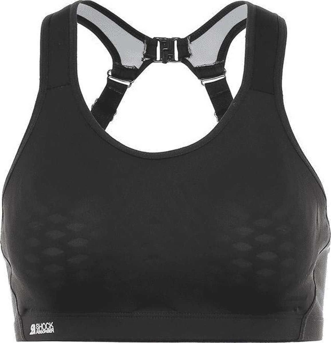 Shock Absorber Ultimate Fly Bra Sportbeha Dames BlackGrey