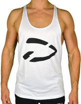 Fitness Stringer AKF | Wit (S) - Disciplined Sports