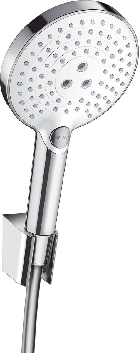 Hansgrohe Raindance Select S 120 3jet / Porter'S badset - 160 cm - Chroom / Wit