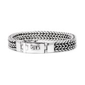 SILK Jewellery - Zilveren Armband - Eighty eight - 143.21 - Maat 21,0