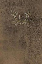 Monogram  H  Notebook