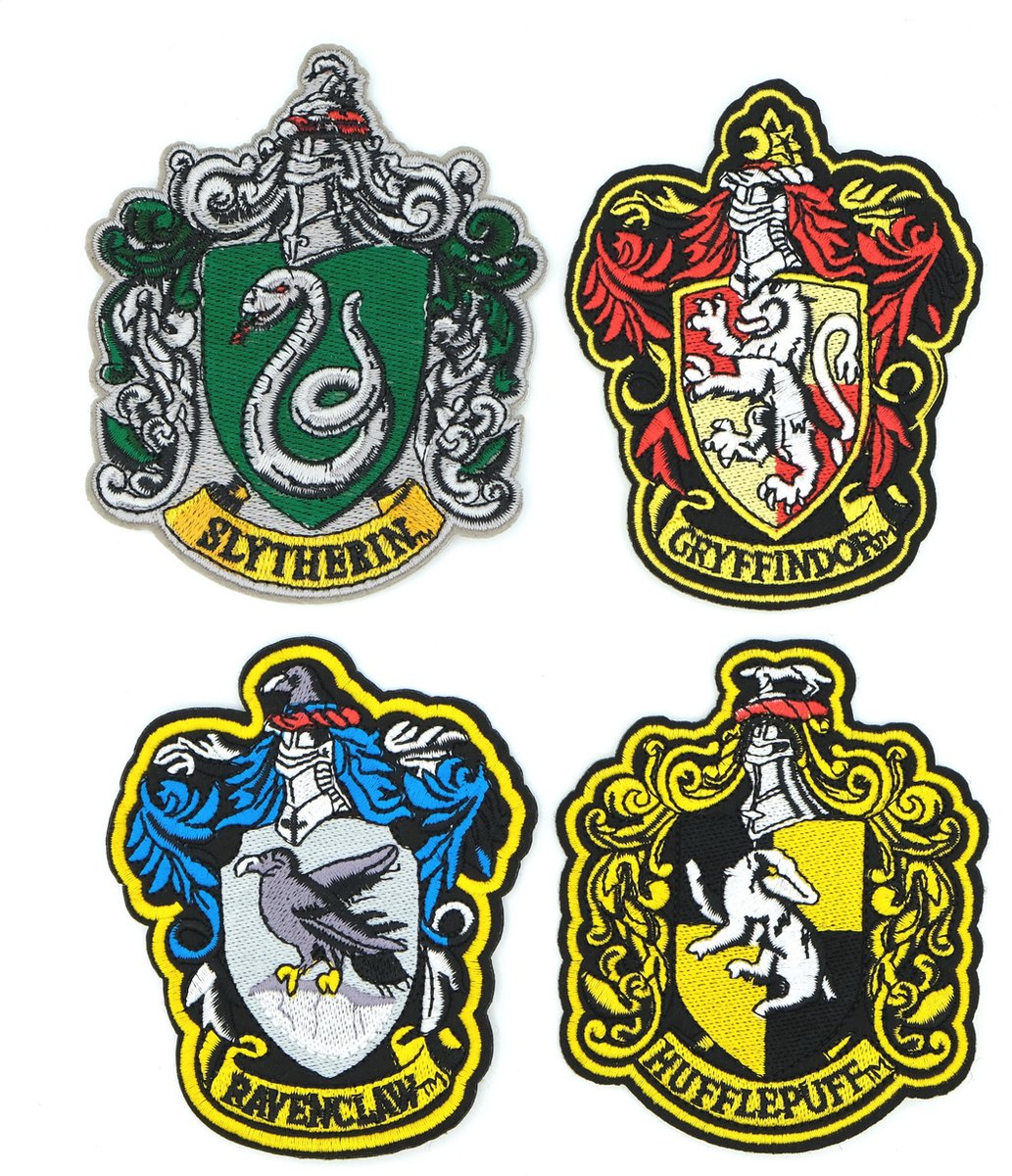 Polijsten Tegenstander duizend Strijk embleem 'Harry Potter patch set (4)' – stof & strijk applicatie |  bol.com