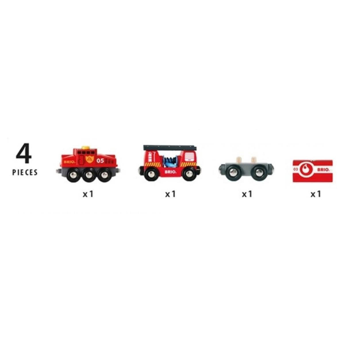 BRIO Trein van de brandweer - 33844 - complete treinset, zelfstandig speelbaar - vanaf 3 jaar — afbeelding 7