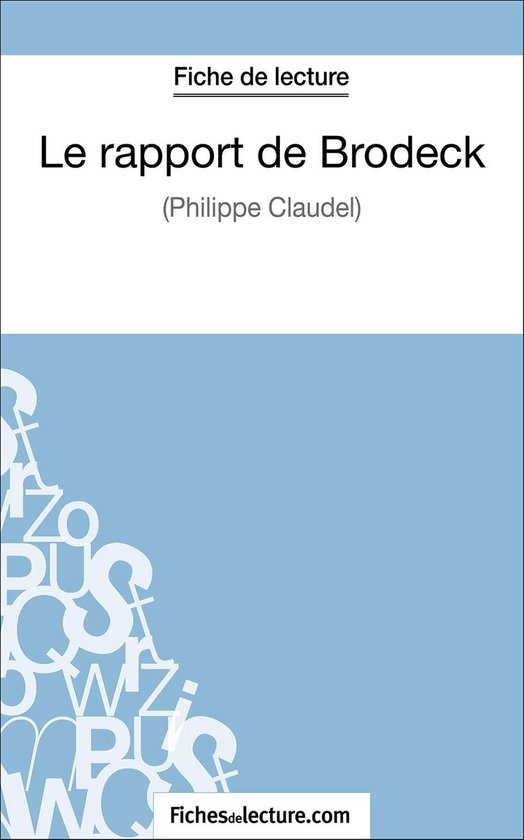 Le rapport de Brodeck - cover