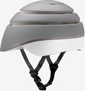 Closca Loop Grijs/Wit L (60-63cm) - Opvouwbare Design helm EN1078/CSPC certificaat - Fiets - skating - skateboard - Elektrische step