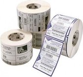 Zebra Z-Ultimate 3000T White, Wit, Permanent Adhesive, Polyester, Thermo transfer, 57mm x 19mm, 12,7 cm