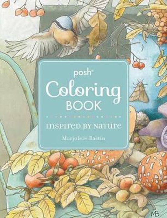 Boek cover Posh Adult Coloring Book van Marjolein Bastin