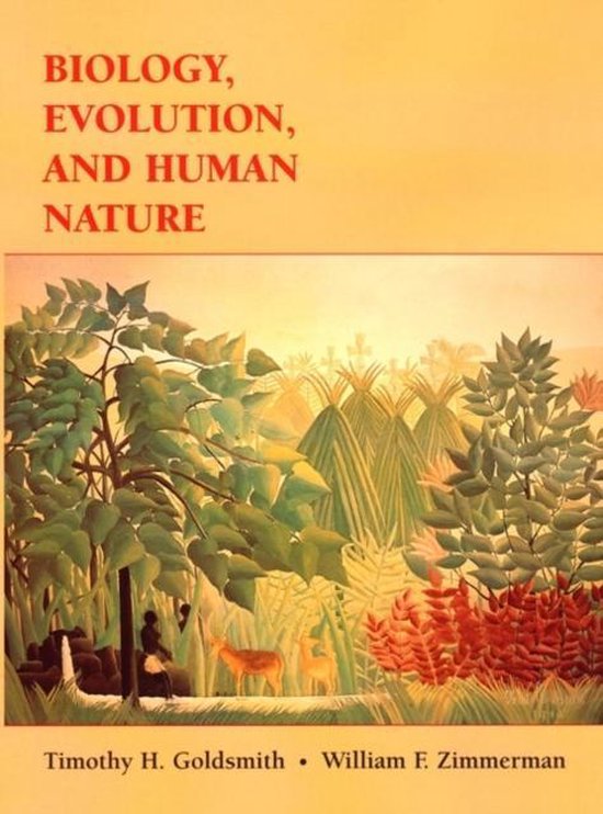 Biology Evolution & Human Nature - cover