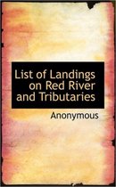List of Landings on Red River and Tributaries