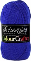 Scheepjes Colour Crafter Delft 1117. PAK MET 10 BOLLEN a 100 GRAM. KL.NUM. 3790. INCL. Gratis Digitale vinger haak en brei toerenteller