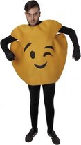 Knipoog emoticon kostuum voor volwassenen One size (s-xl)