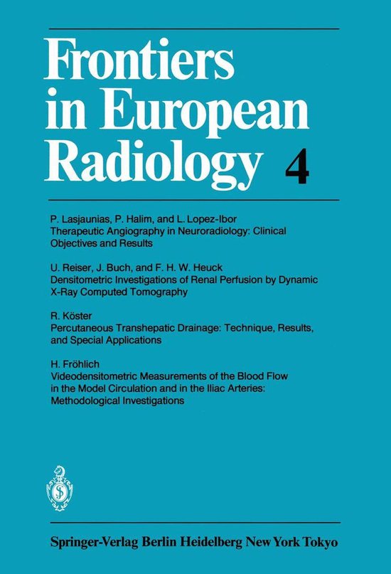 Medicine (R0) - Frontiers in European Radiology - cover