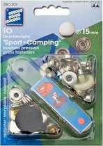 Pro Plus Drukknopen - Stof - 15 mm - 10 stuks - Blister