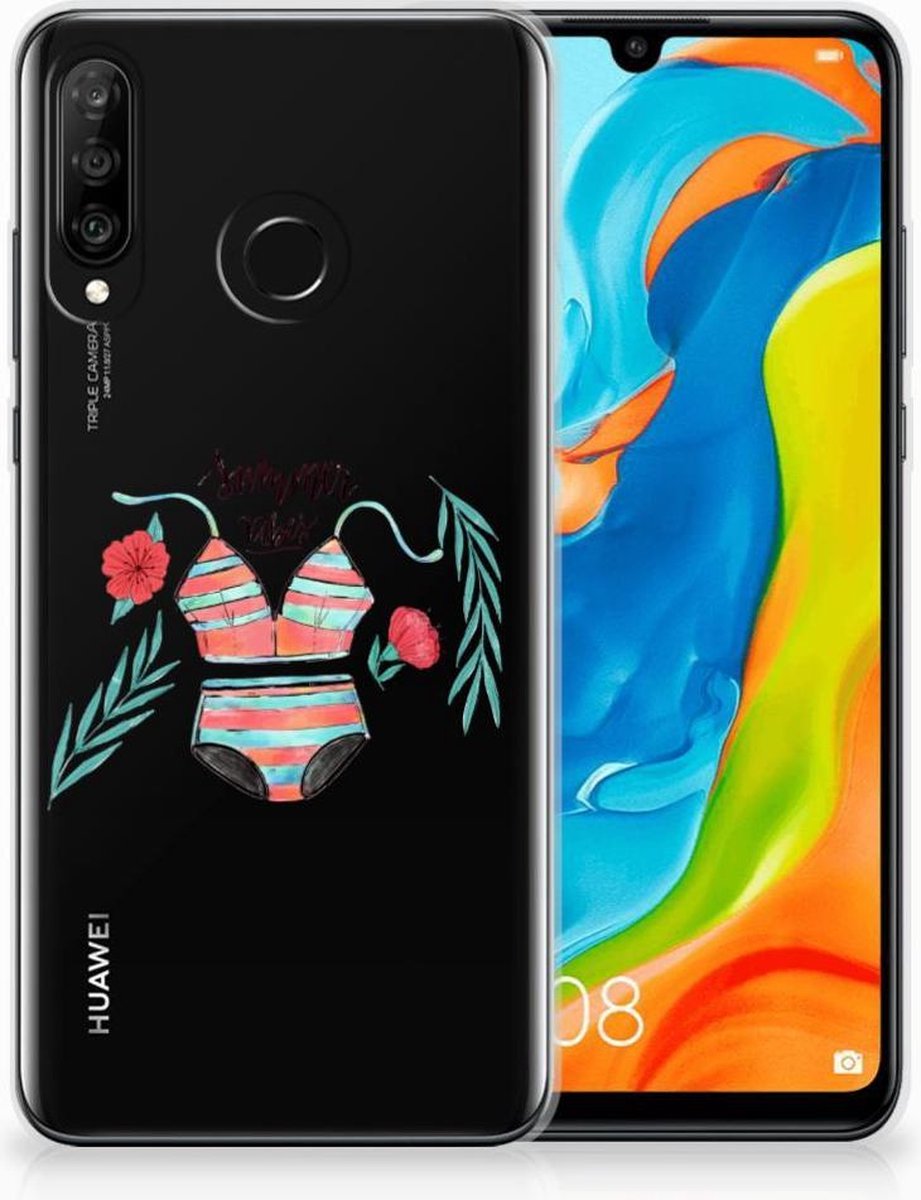 Huawei P30 Lite Telefoonhoesje met Naam Boho Summer