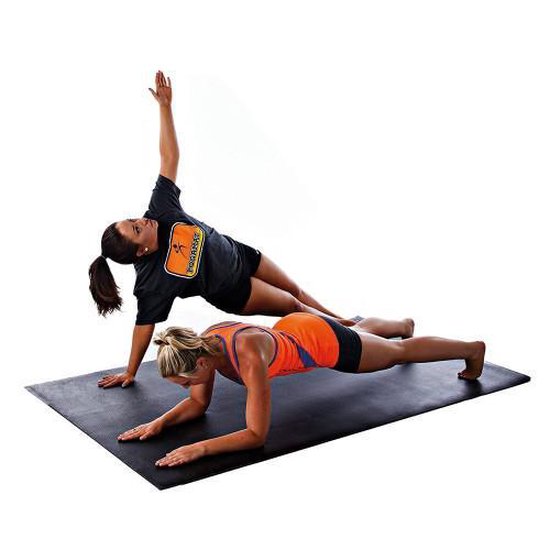 Sportbay® Pro Cardio fitnessmat zwart (Extra groot) | bol.com