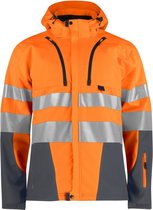 6419 Shell Jacket HV Orange 3XL