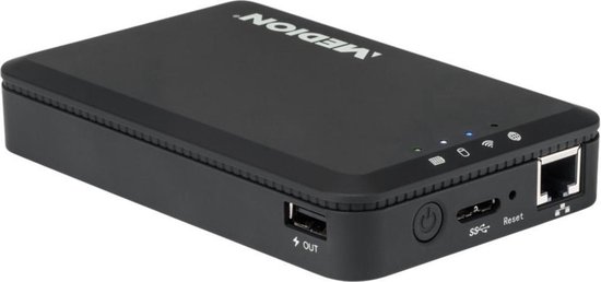 MEDION LIFE S89044 Externe USB 3.0 WiFi harde schijf 1 TB (2,5") | bol.com