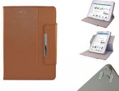 Gtr Electronics Ployer Momo Mini Diamond Class Cover, 360° Draaibare Hoes, Luxe Case, Kleur Bruin, merk i12Cover