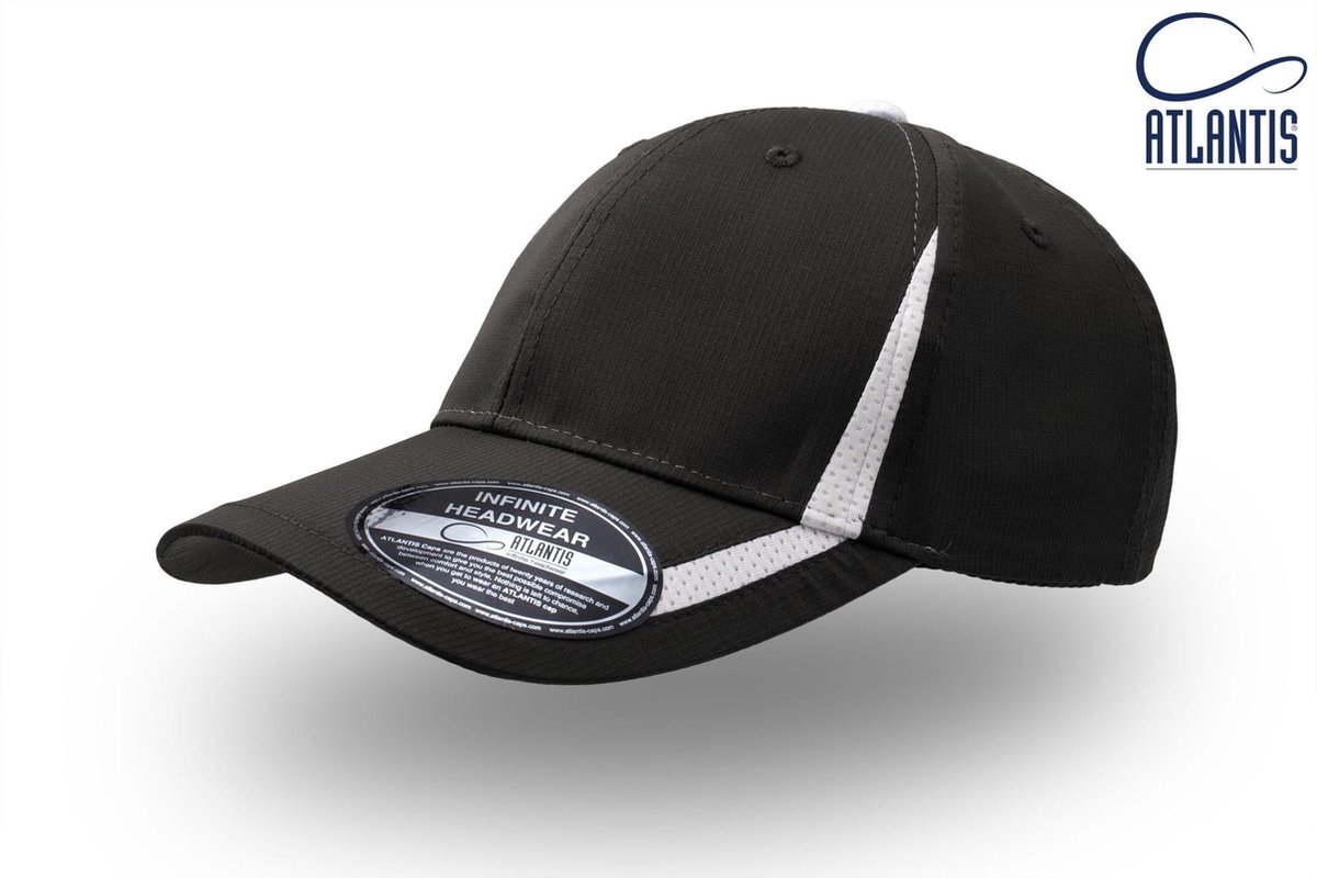 Atlantis Jogging Cap Zwart - Grijs