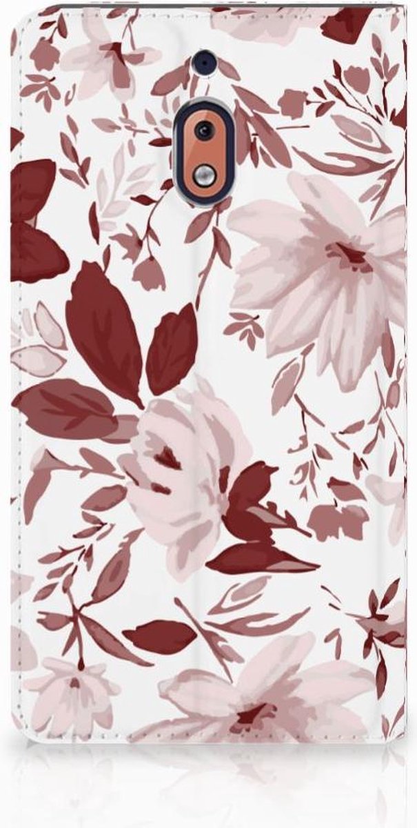 Bookcase Nokia 2.1 2018 Watercolor Flowers