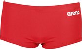 Arena Solid Squared Heren Sportzwembroek - Red/White - Maat 40