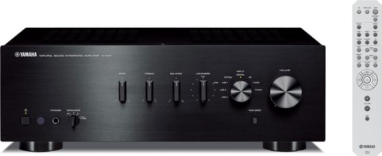 Yamaha AS-301 - Geïntegreerde versterker- Digitale connectiviteit - ToP-ART principe – Zwart - Yamaha