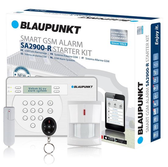 Blaupunkt SA2900-R Smart GSM Draadloos Alarm Systeem - Eenvoudig te installeren - Best Geteste serie