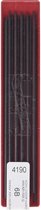 KOH-I-NOOR Graphite Lead for 2mm Diameter 120mm 4190 6B Mechanical Pencil