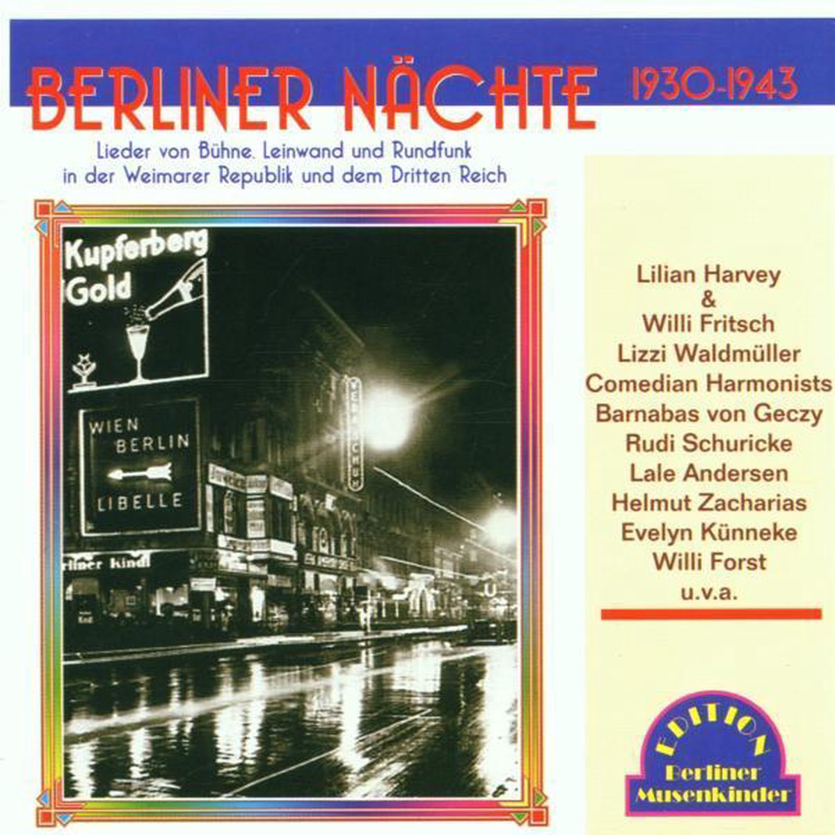 Various - Berliner Nachte 1930-1945