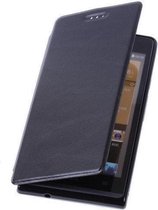 Zwart Huawei Ascend G510 TPU Bookcover Hoesje