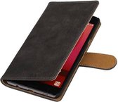 Bark Bookstyle Wallet Case Hoesjes voor Galaxy C7 Grijs