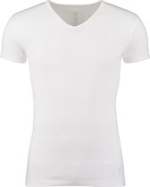 Saint Basics heren T-shirt V-hals Biologisch katoen  - XL  - Wit