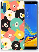 Geschikt voor Samsung Galaxy A7 (2018) TPU Siliconen Hoesje Bears