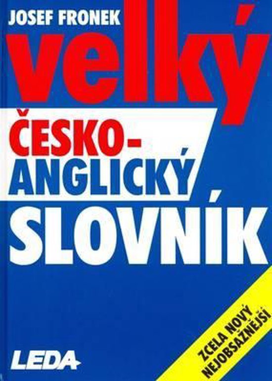 Comprehensive CzechEnglish Dictionary, Josef Fronek 9788085927542 Boeken