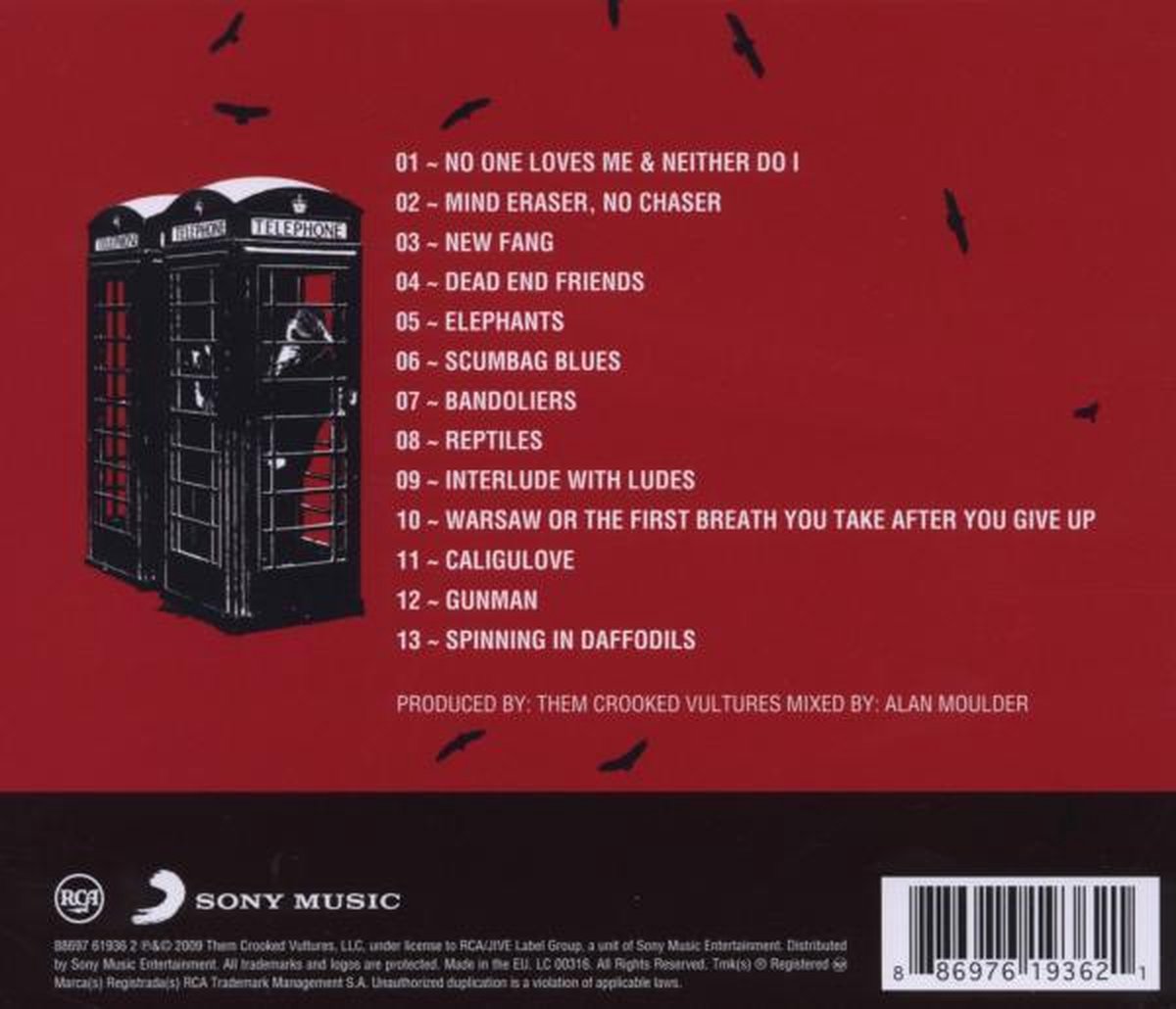 Them Crooked Vultures, Them Crooked Vultures CD (album) Muziek bol