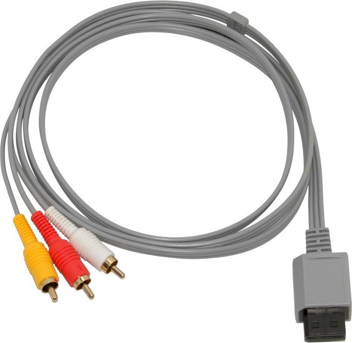 Nintendo Wii / Gamecube Naar Tulp AV Kabel Adapter - 1,8 meter- Voor Audio / Video Overdracht - Wii / Gamecube Naar 3X RCA / AV / Composiet Kabel Adapter / Stekker / Converter / Omvormer / Verloopstekker / Connector / Verloopkabel