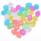 50x Leuke Pebbles aquarium stenen Glow in the dark | Multicolor | decoratie | Vissen |