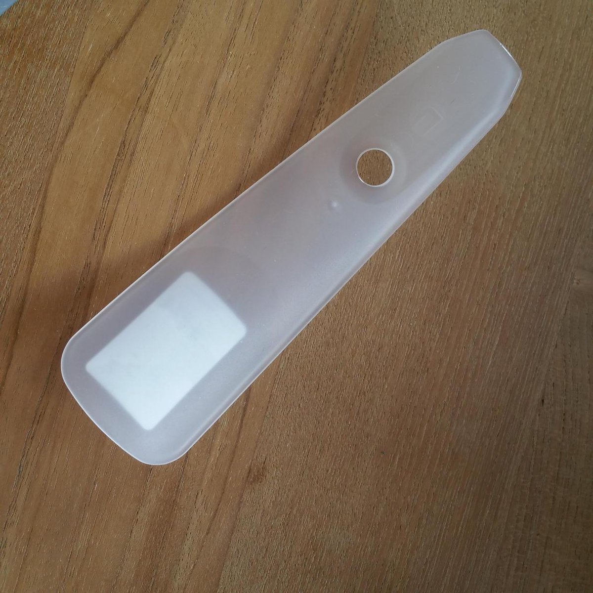 15cm kunststof ergonomische Schoenlepel van het Duitse Nico 15cm Natur transparant