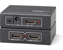 KanexPro 4K HDMI 2-Port Splitter, 1x HDMI in, 2x HDMI uit