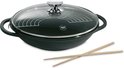 Berndes Vario Click Induction wok met deksel - aluminium - Ø 32 cm - Zwart