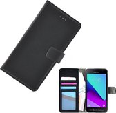 Wallet Bookcase Zwart Portemonnee Hoesje voor Samsung Galaxy Xcover 4