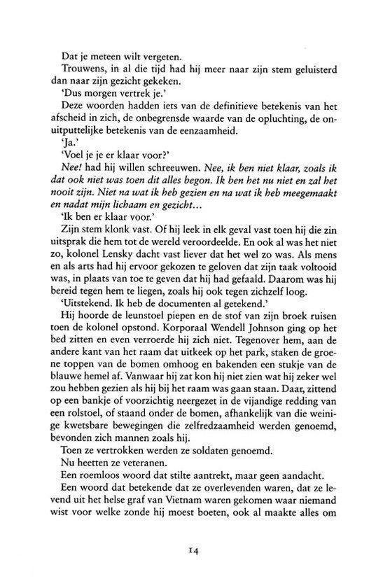 Tekstpagina over de politieke situatie in Vietnam en de impact van de oorlog op de soldaten.