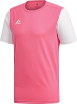adidas Estro 19 Sport Shirt - Taille L - Homme - rose / blanc
