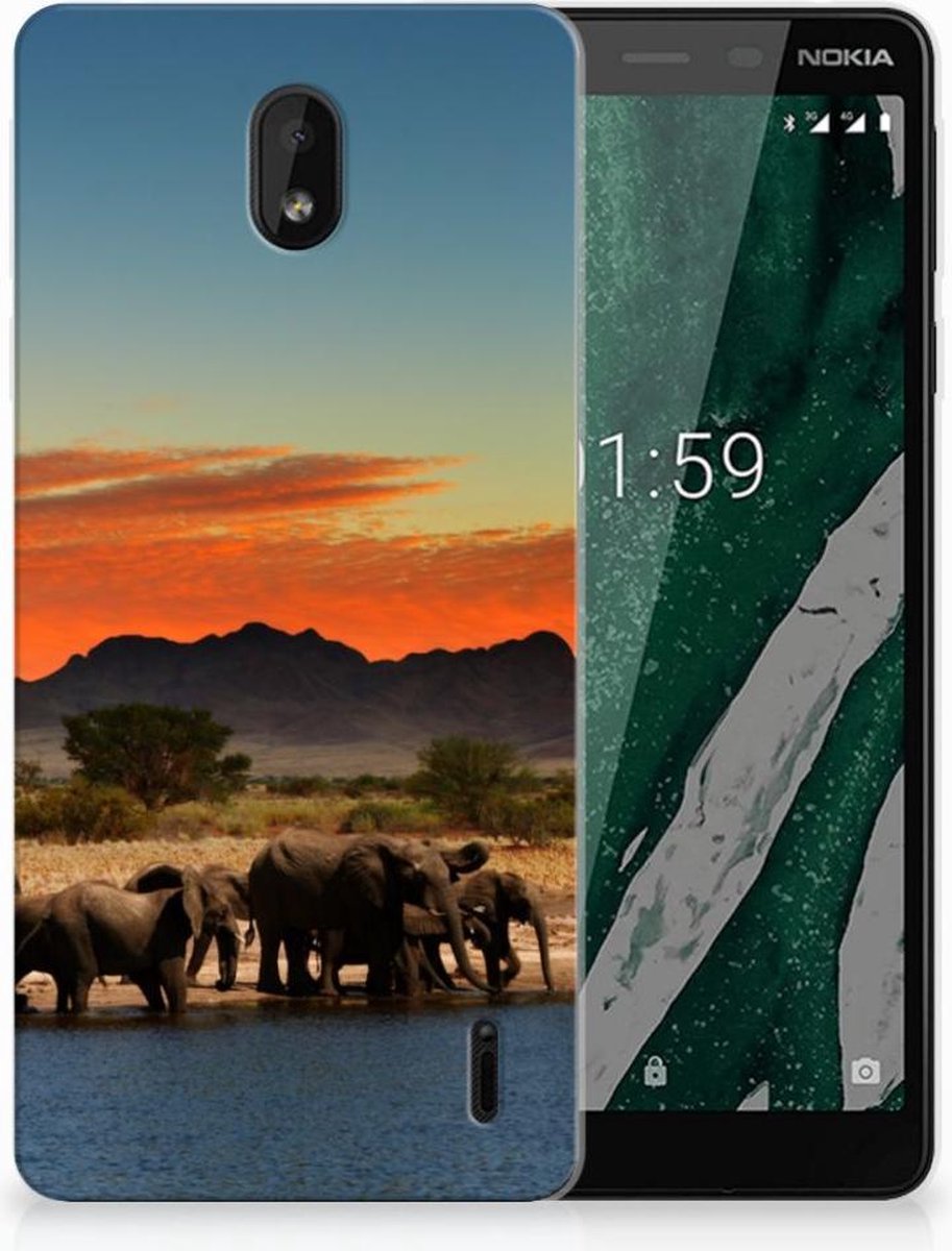 Nokia 1 Plus TPU Hoesje Olifanten