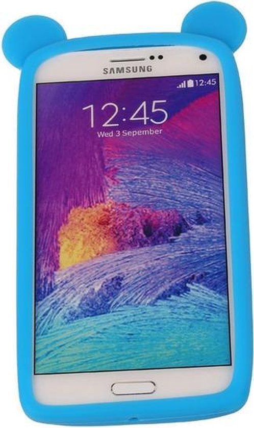 Blauw Bumper Bear Medium Frame Case Cover pour Samsung Galaxy S5 Neo |  bol.com