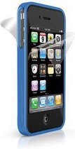 iLuv Edge Siliconen Trim Case met Dual Films - Blauw