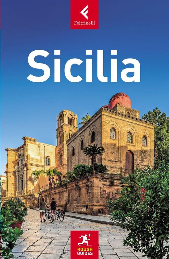 Livre 'Sicilia' par Rough Guides avec la cathédrale de Monreale sur la couverture.